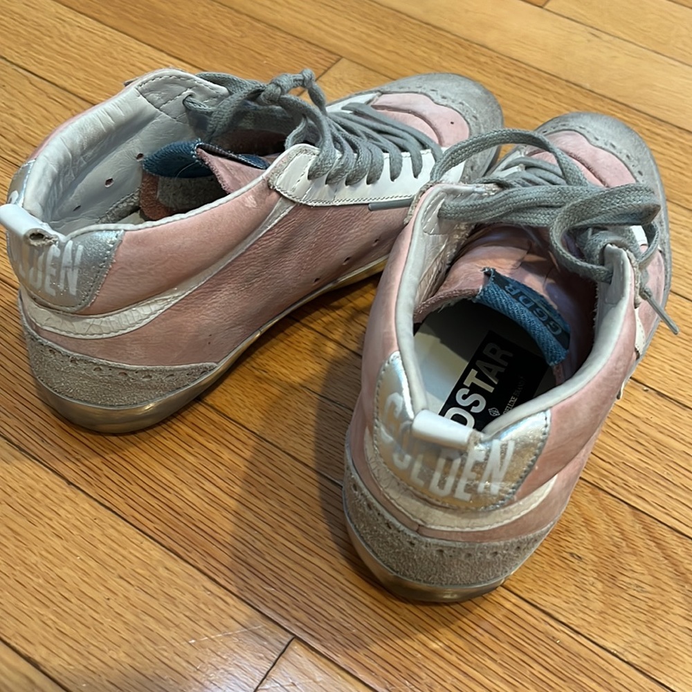 Golden Goose Pink and Gray Women's Shoes - Picture 7 of 16